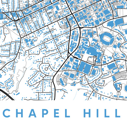 Chapel Hill NC Map