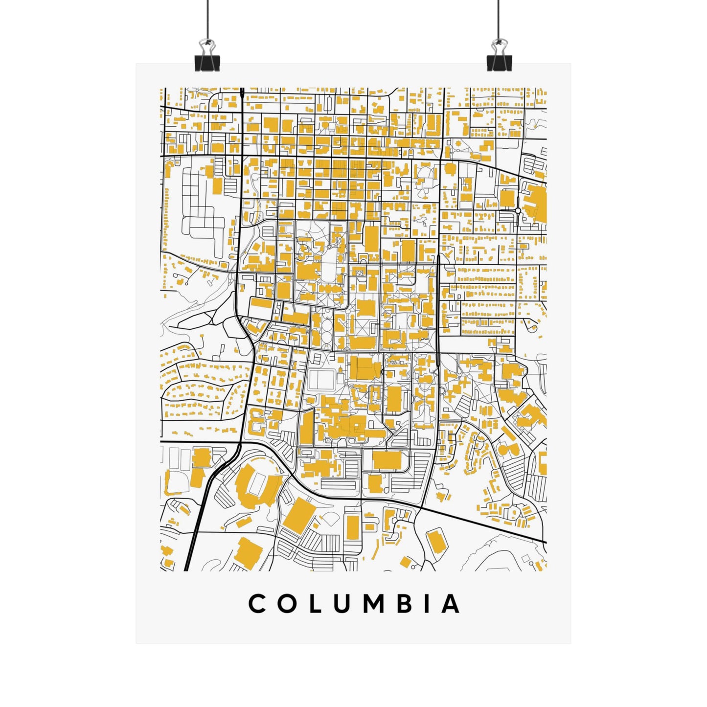 Columbia Missouri Map