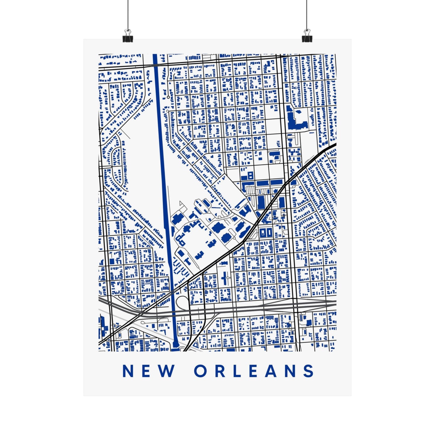 New Orleans Louisiana Map