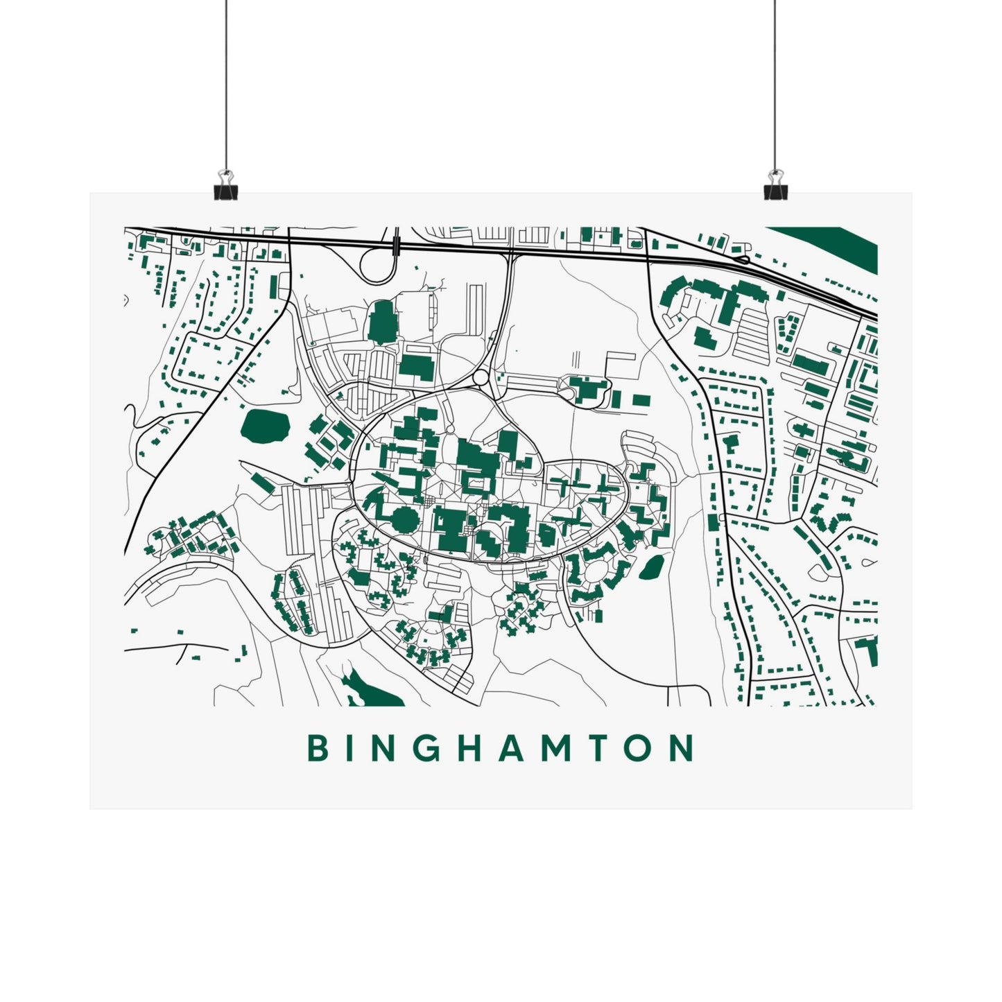 Binghamton New York Map