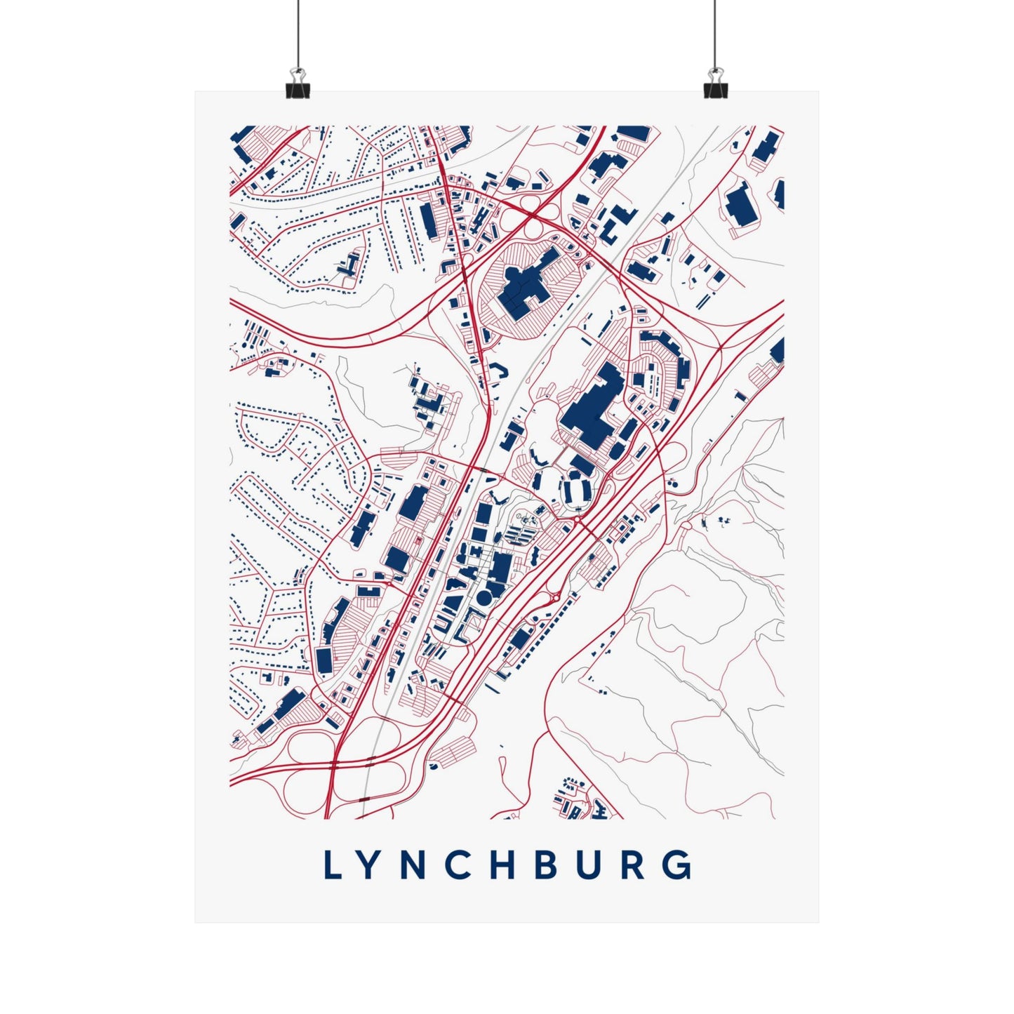 Lynchburg Virginia Map