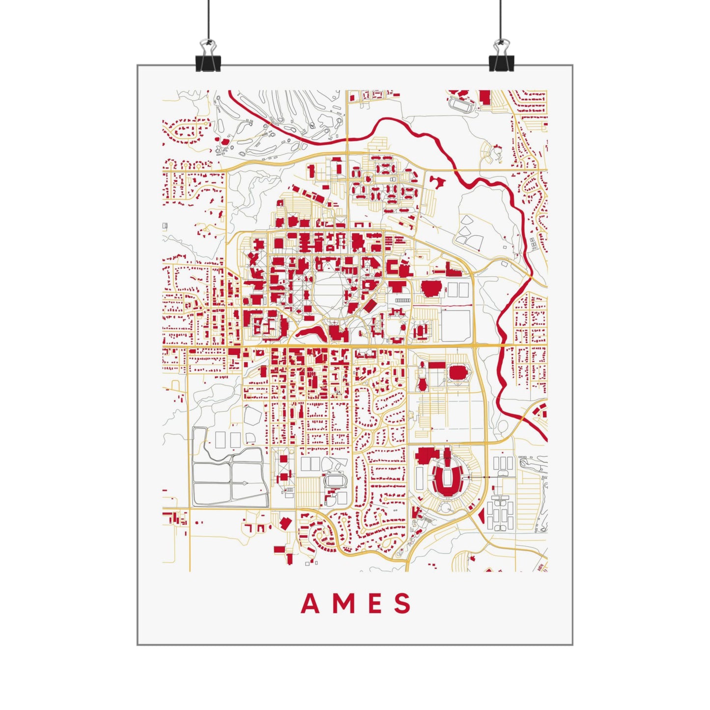 Ames Iowa Map