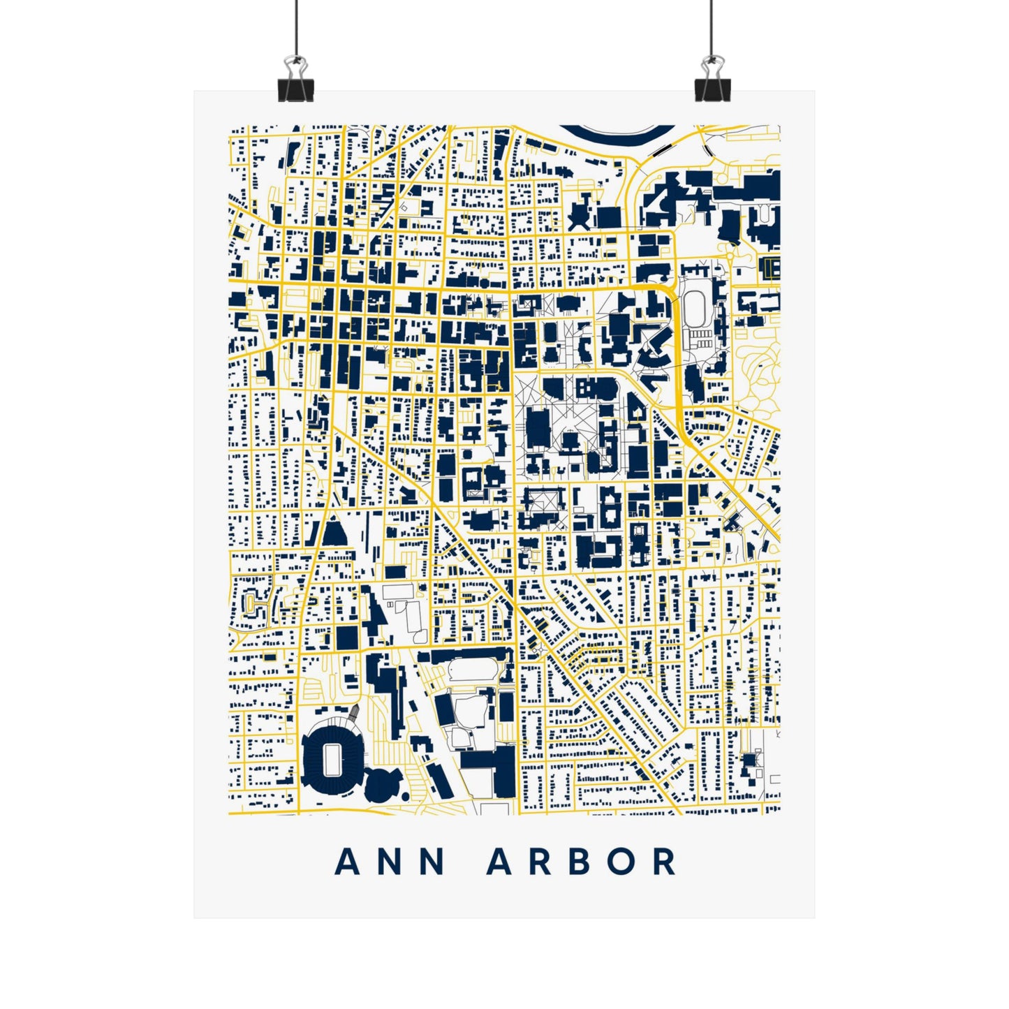 Ann Arbor Michigan Map