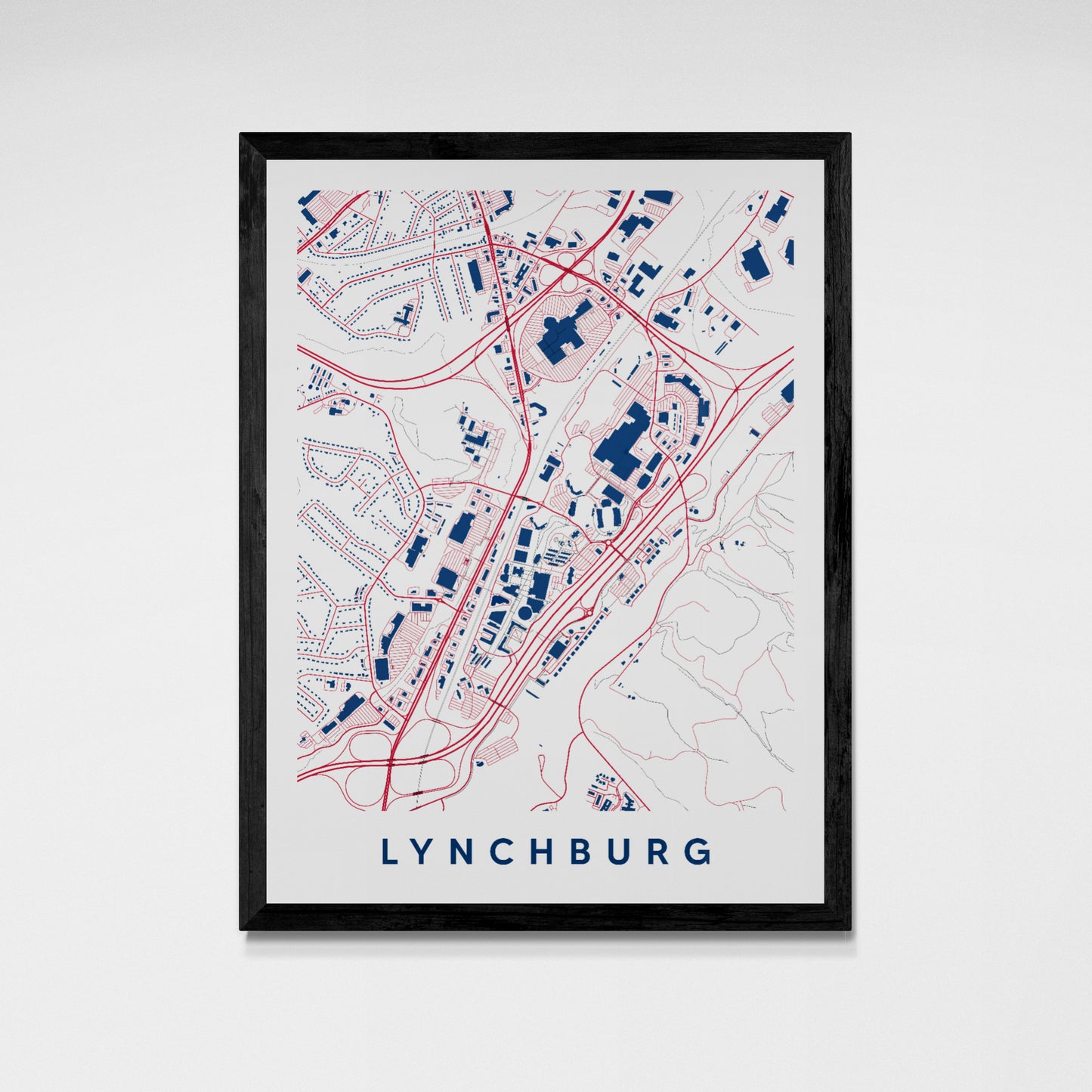 Lynchburg Virginia Map