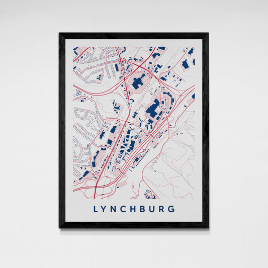 Lynchburg Virginia Map