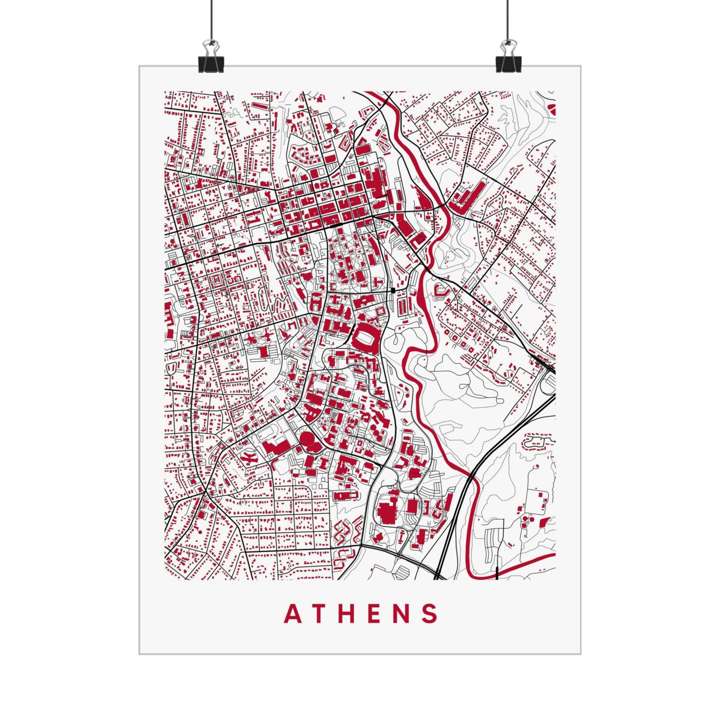 Athens GA Map