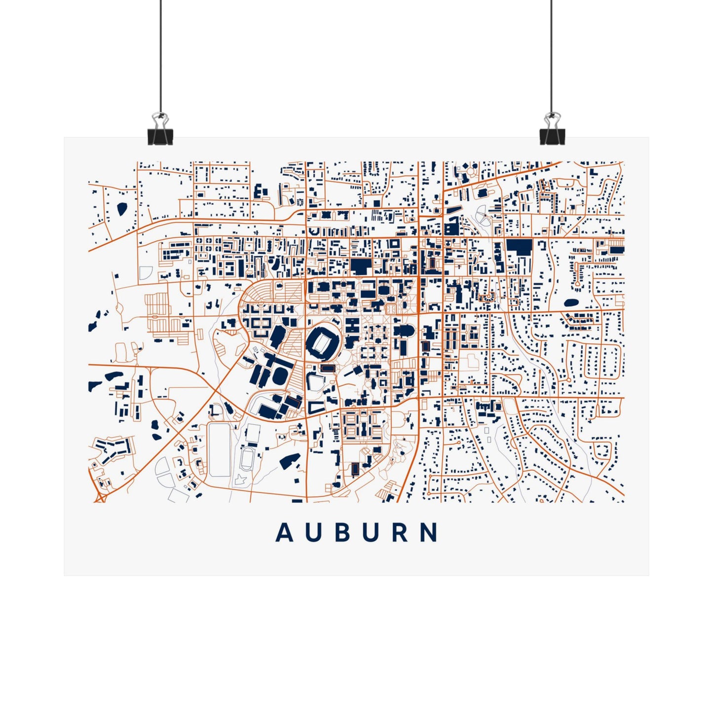 Auburn AL Map