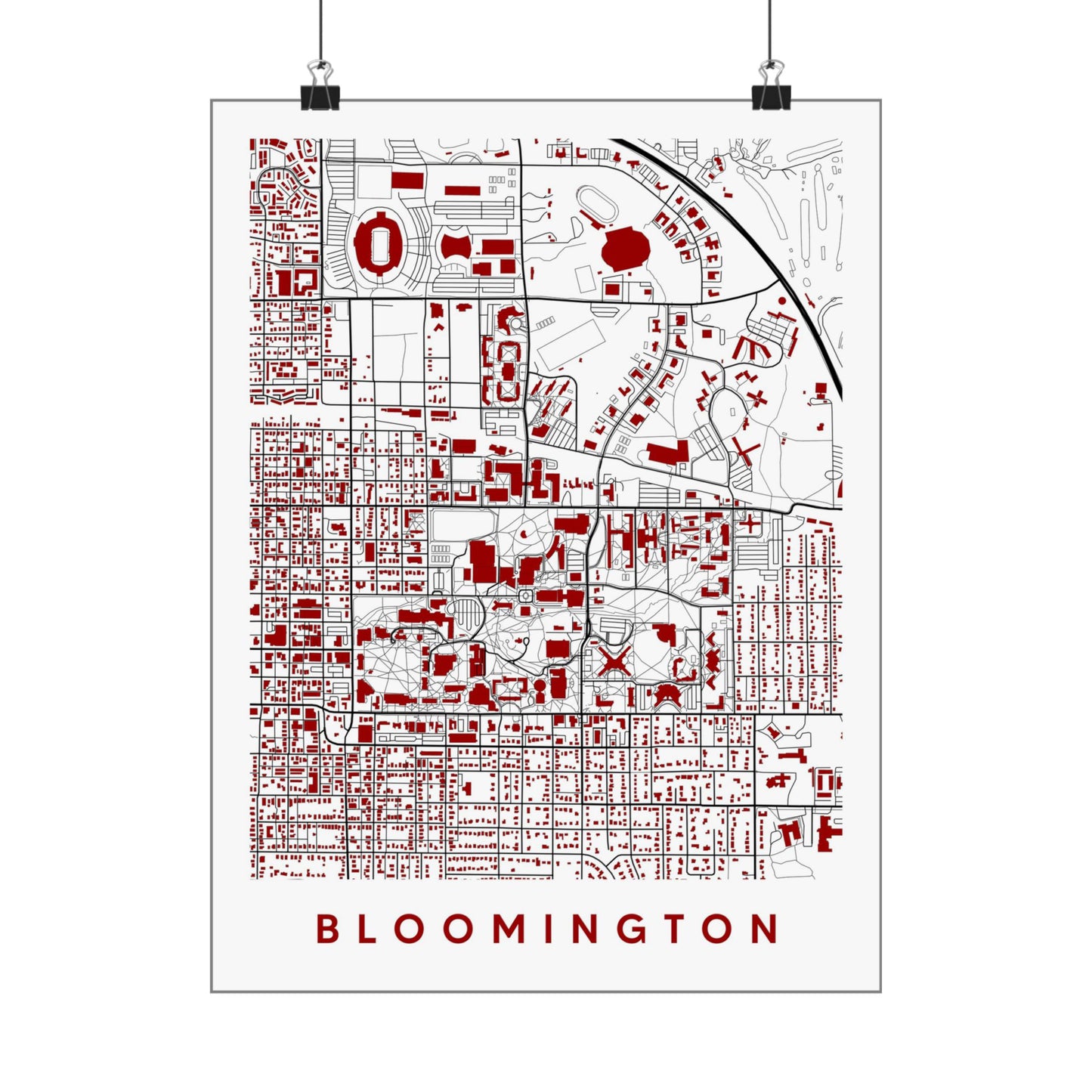 Bloomington Indiana Map