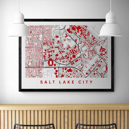 Salt Lake City Utah Map