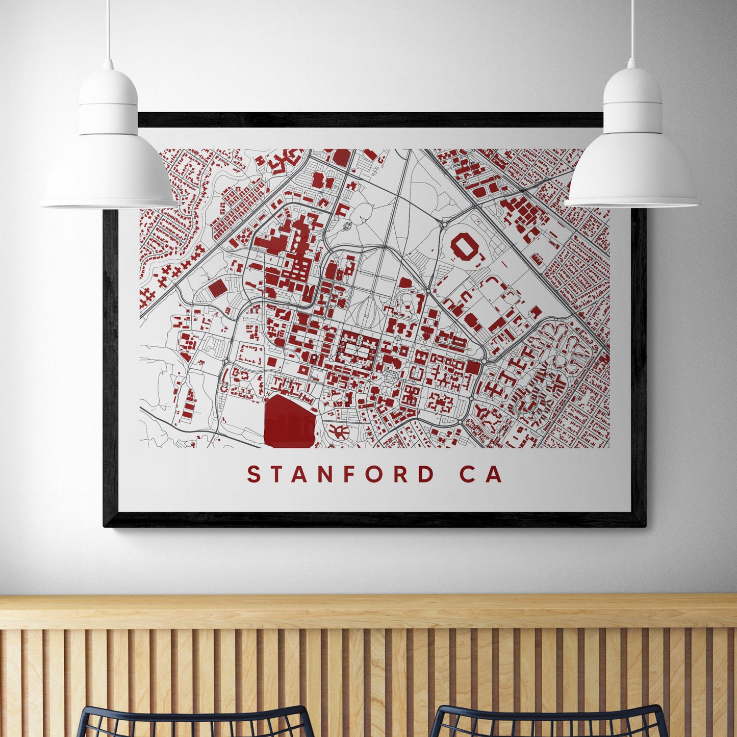 Stanford California Map