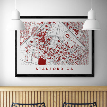 Stanford California Map