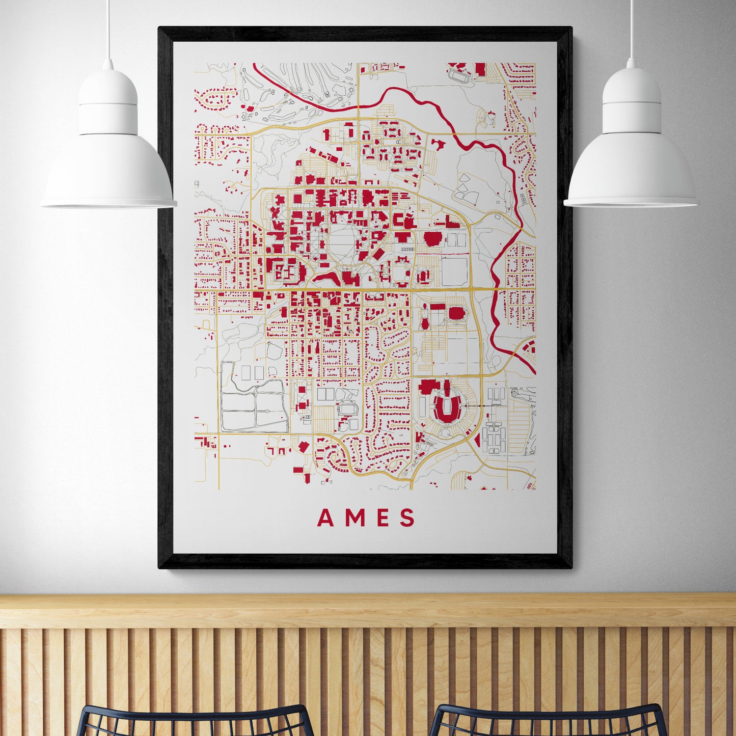 Ames Iowa Map