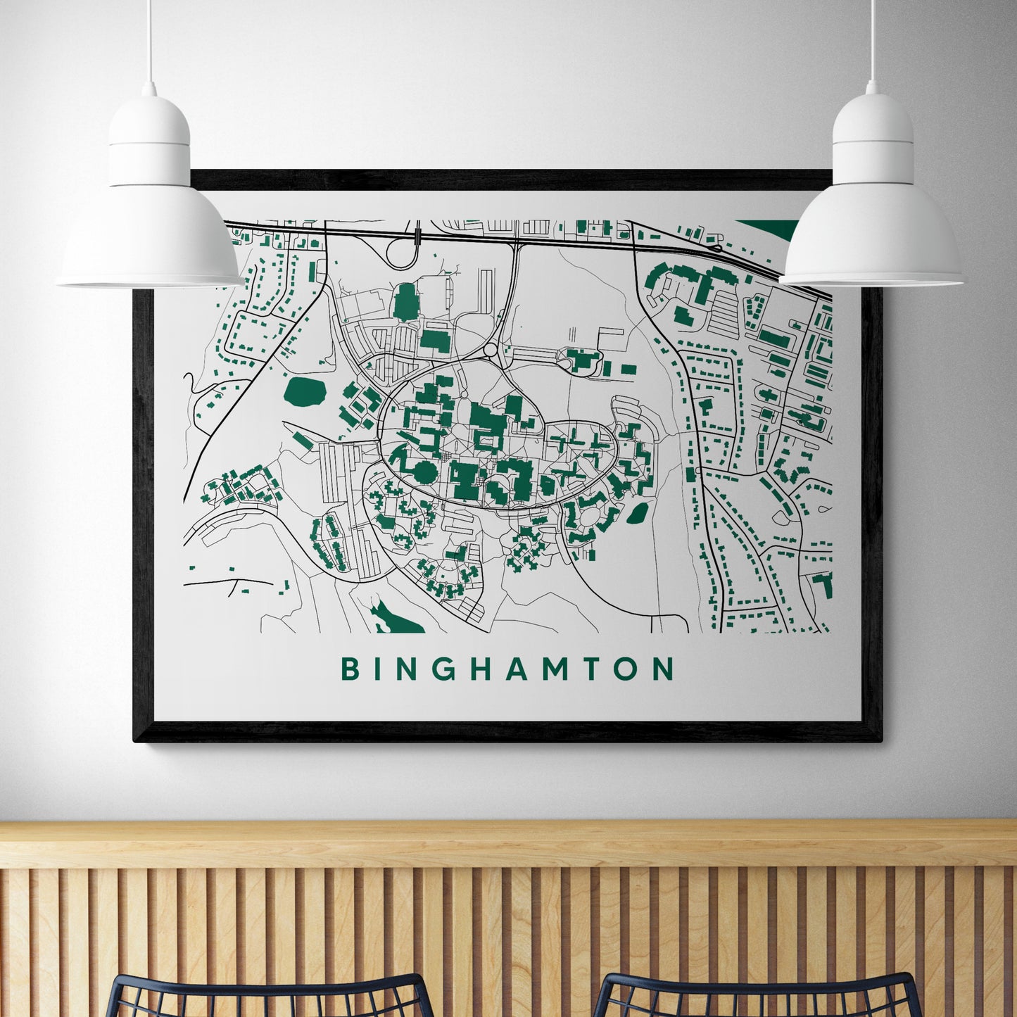 Binghamton New York Map