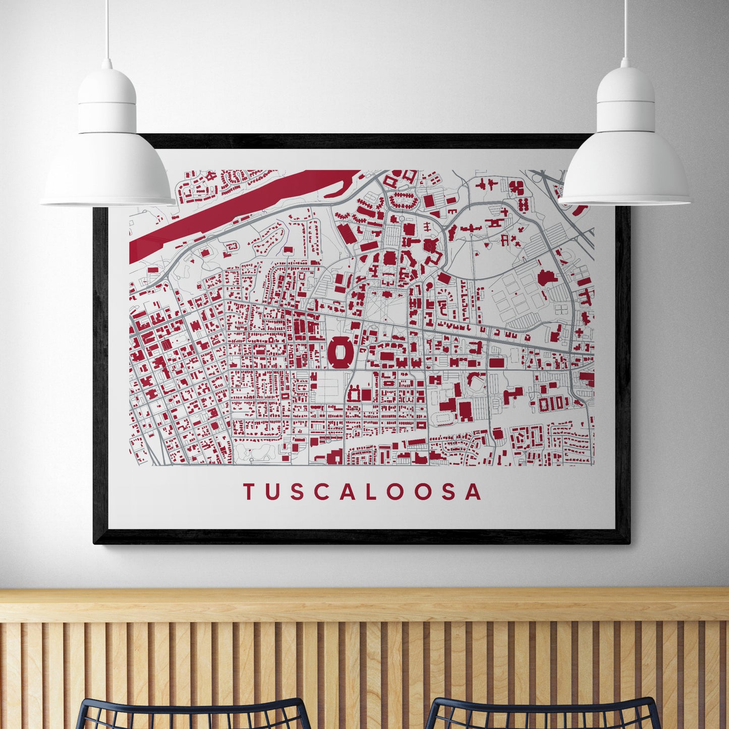 Tuscaloosa AL Map