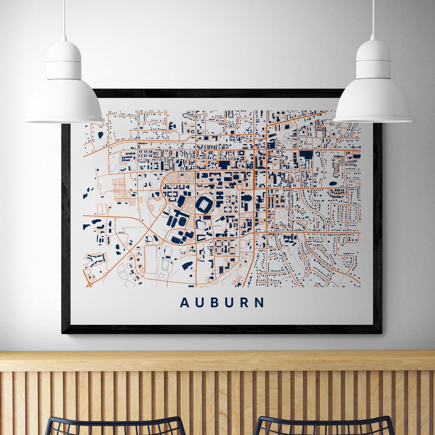 Auburn AL Map