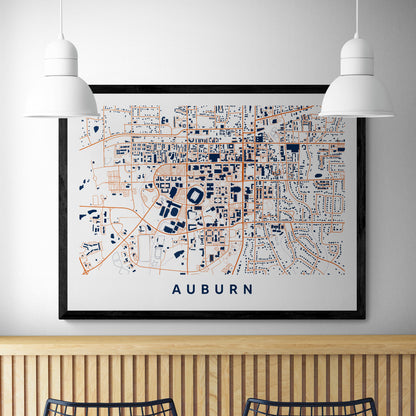 Auburn AL Map