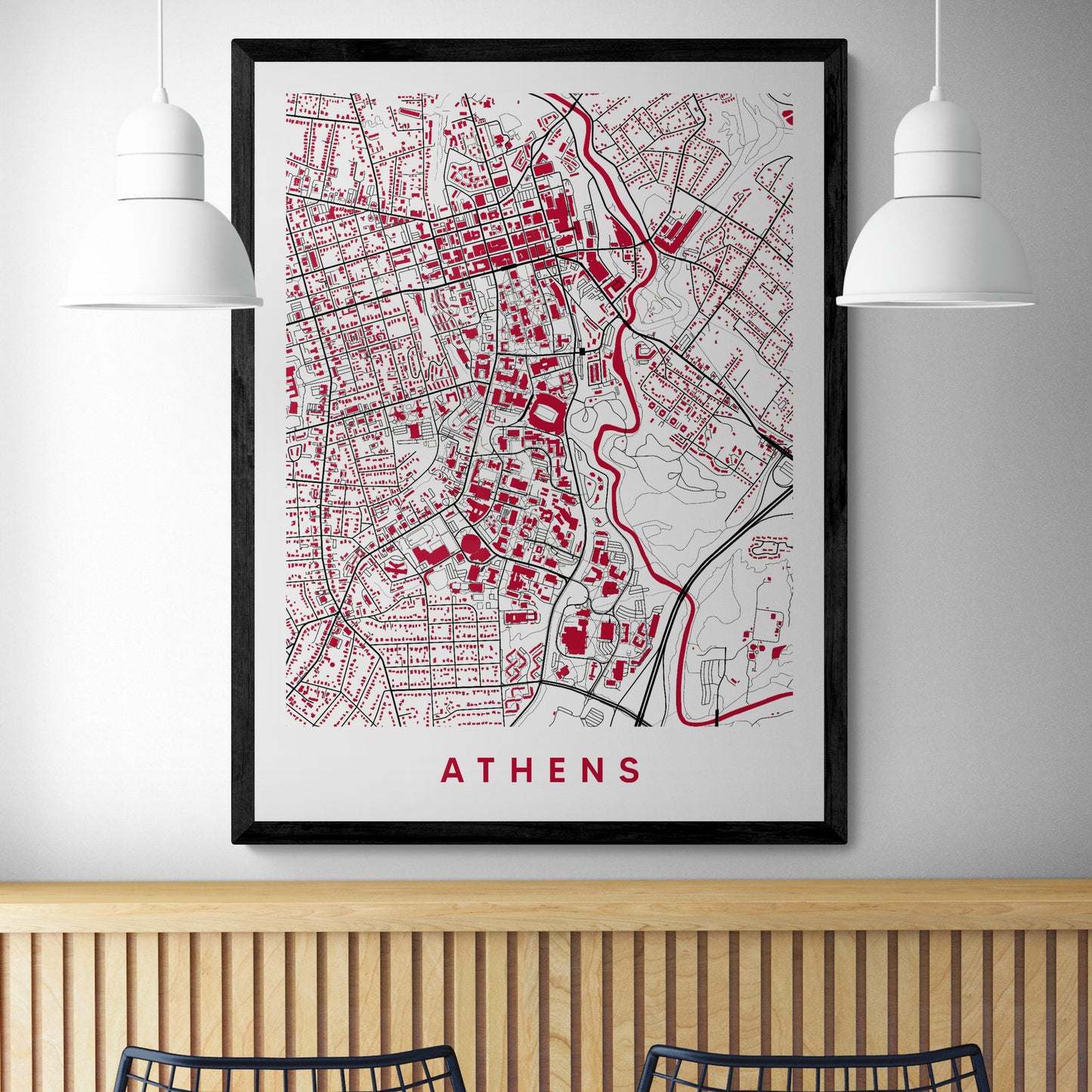 Athens GA Map