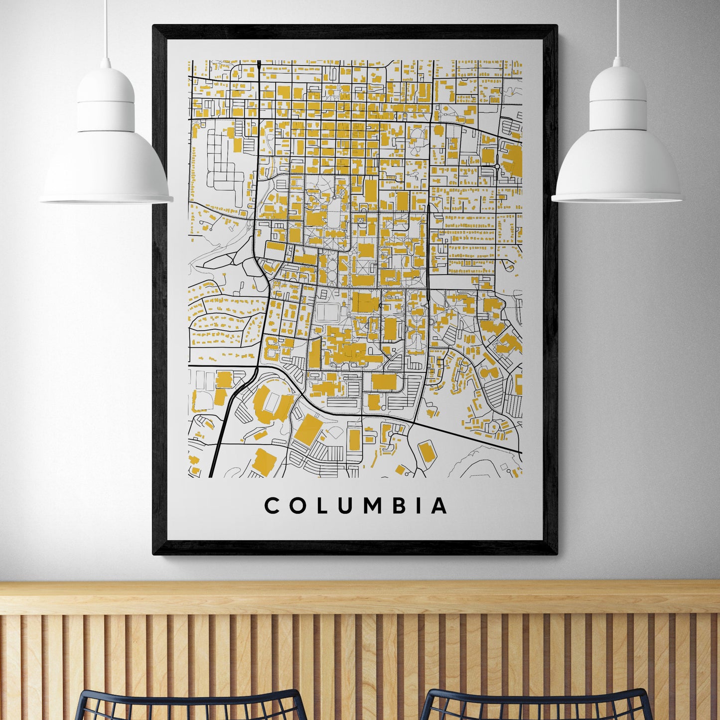 Columbia Missouri Map