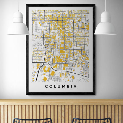 Columbia Missouri Map