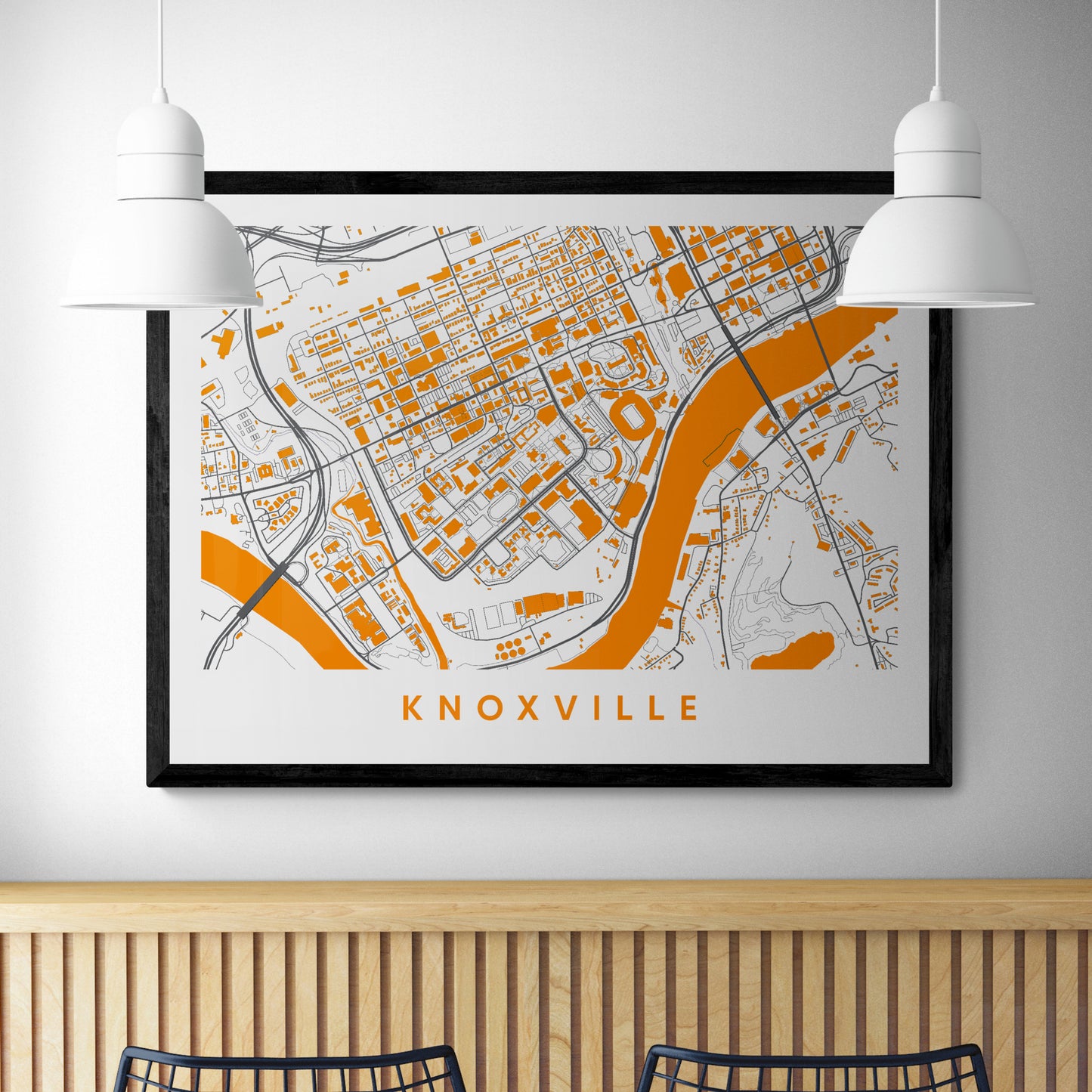 Knoxville Tennessee Map