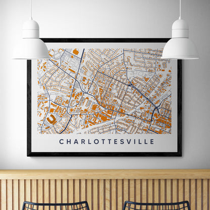 Charlottesville VA Map