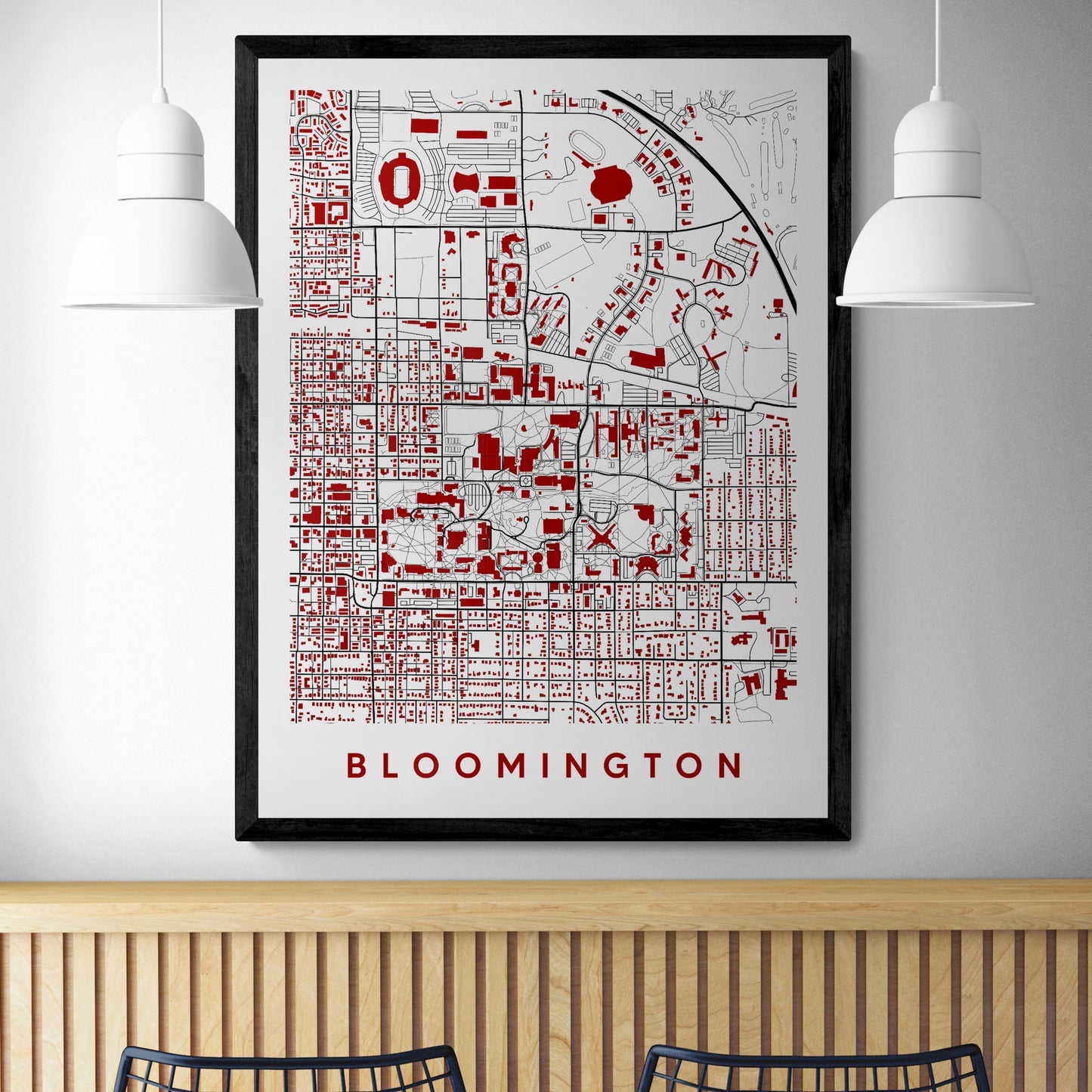 Bloomington Indiana Map