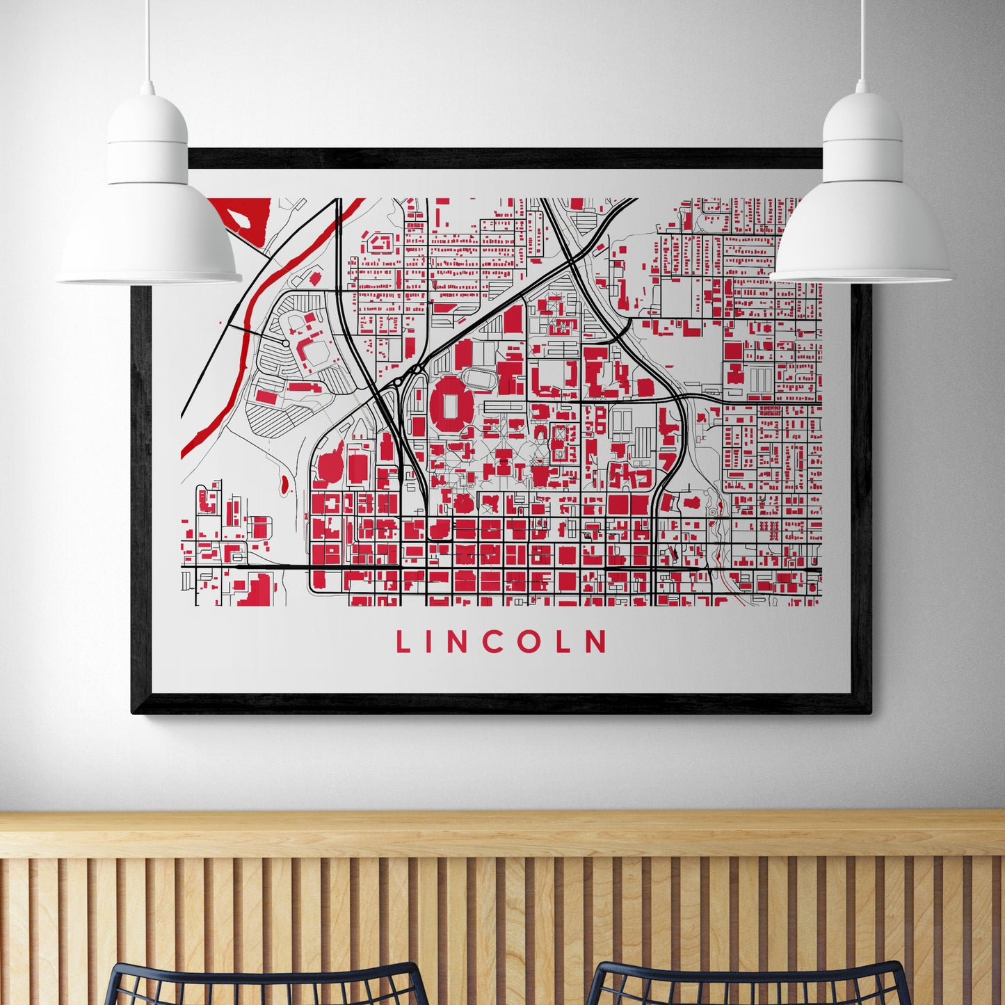 Lincoln Nebraska Map