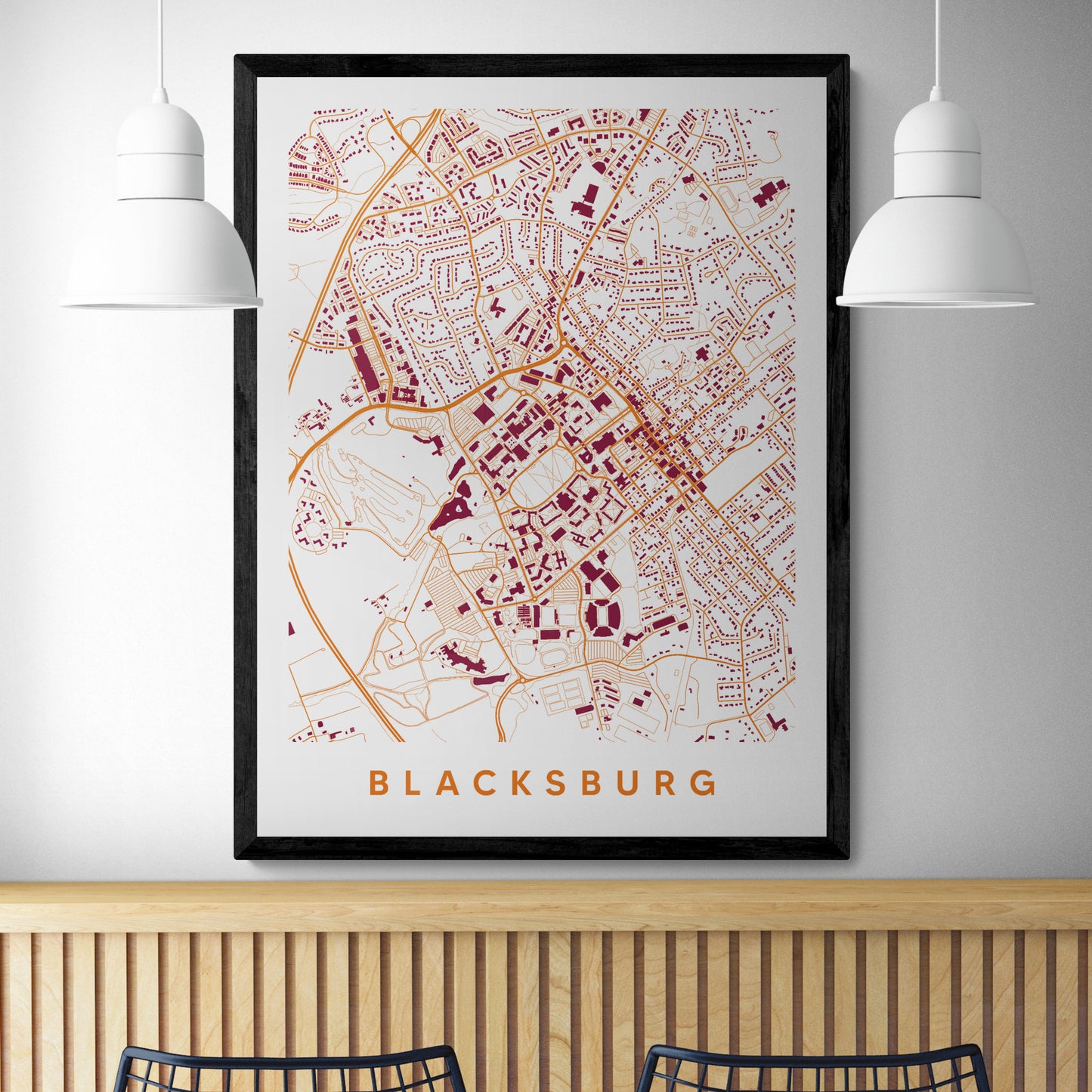 Blacksburg VA Map