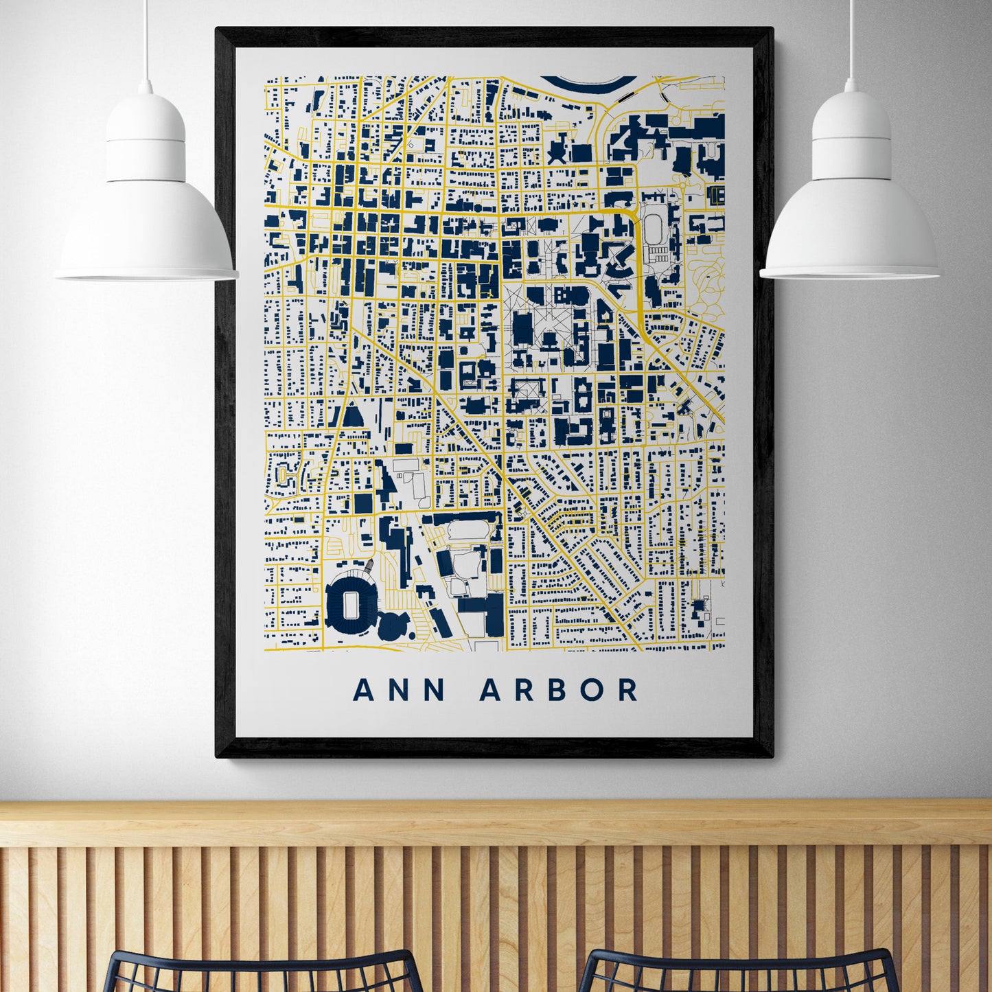 Ann Arbor Michigan Map