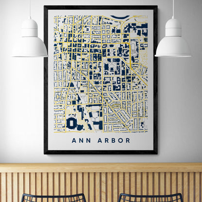 Ann Arbor Michigan Map