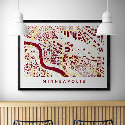 Minneapolis Minnesota Map