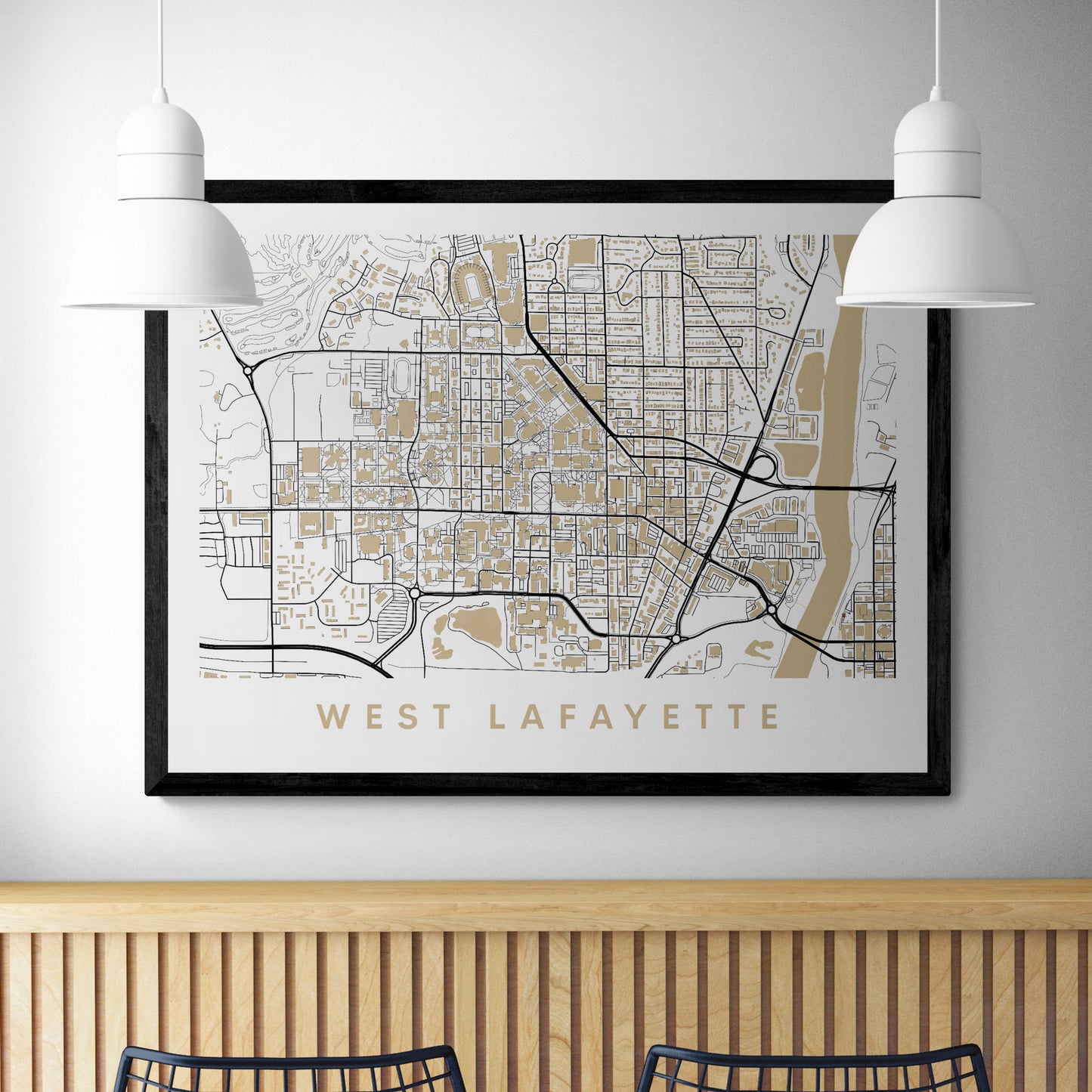 West Lafayette Map