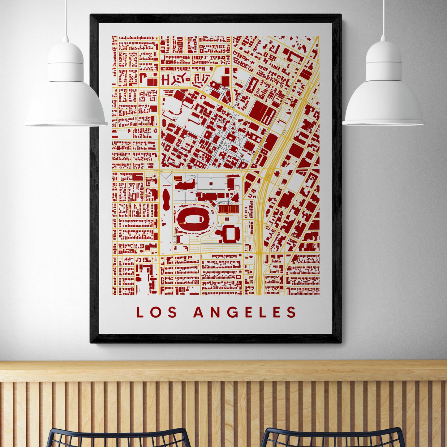 Los Angeles California Map