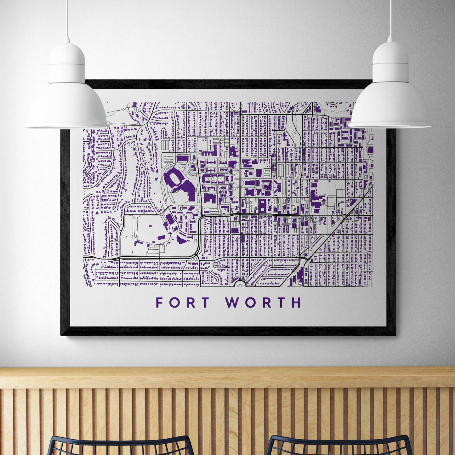 Fort Worth Texas Map