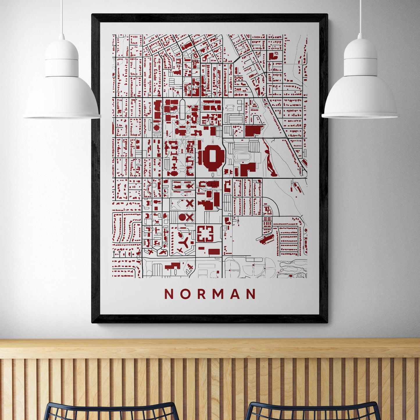 Norman Oklahoma Map