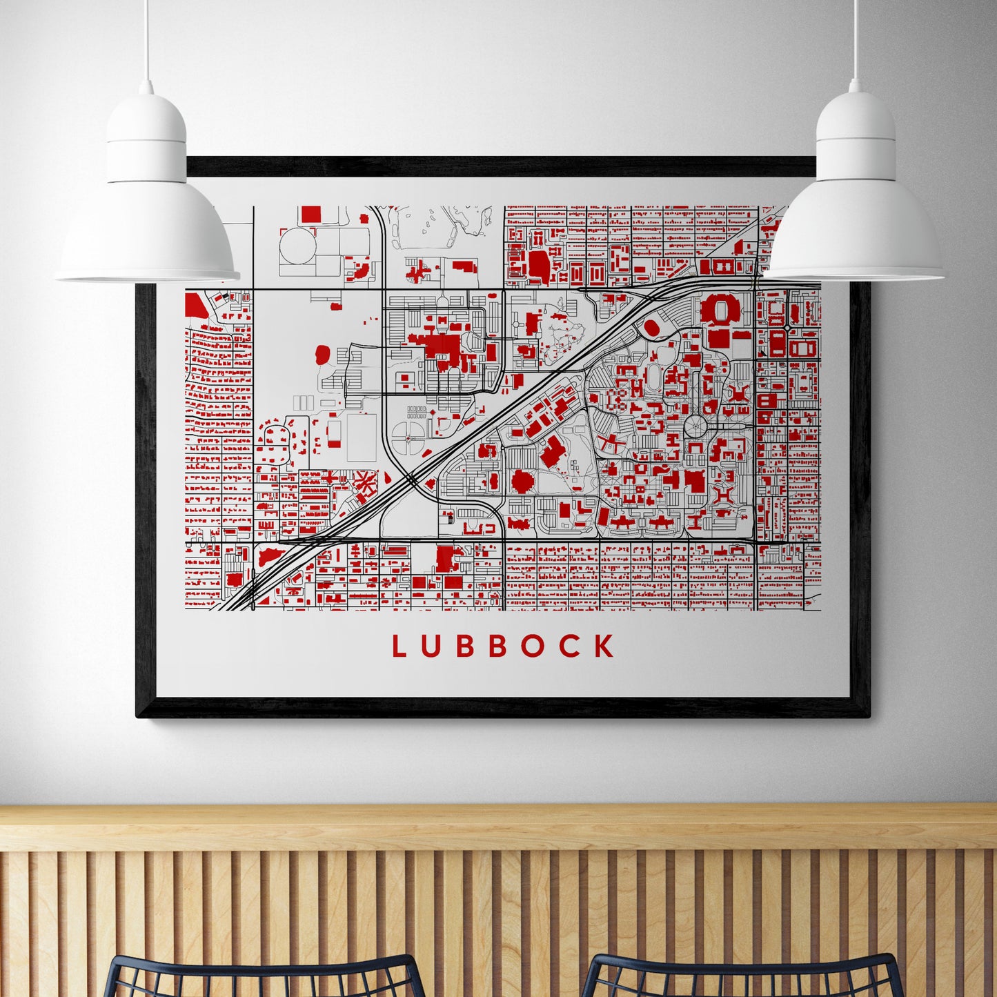 Lubbock Texas Map