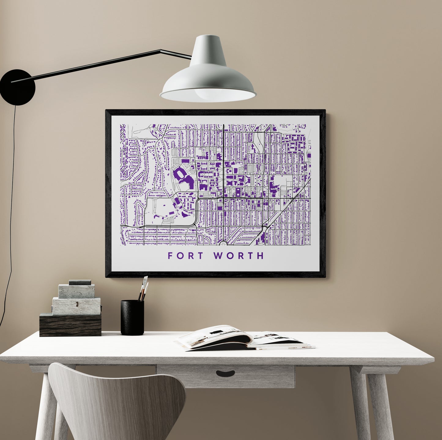 Fort Worth Texas Map