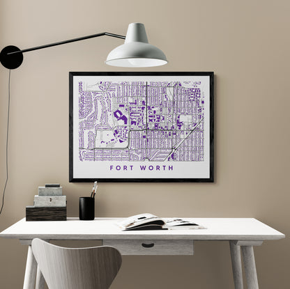Fort Worth Texas Map