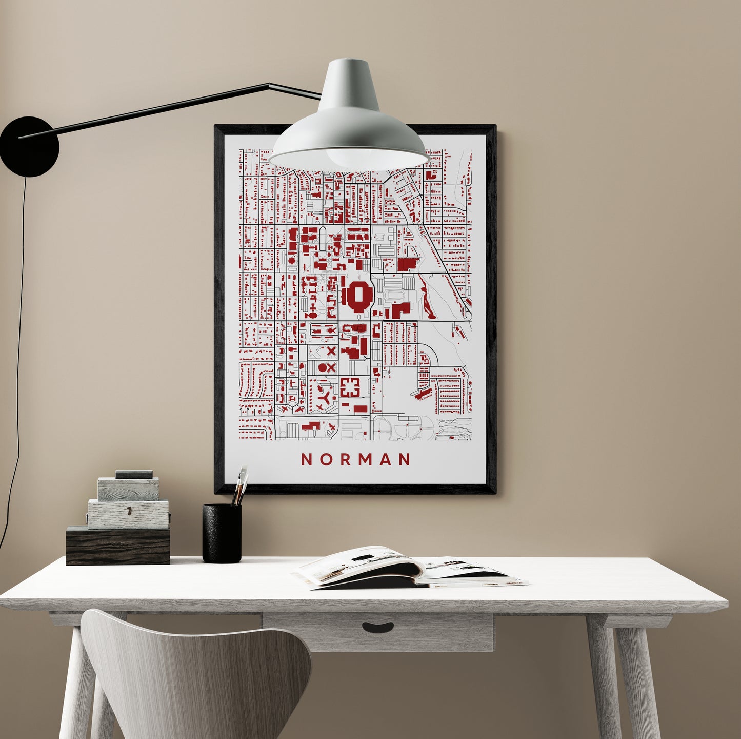 Norman Oklahoma Map