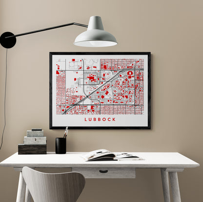 Lubbock Texas Map