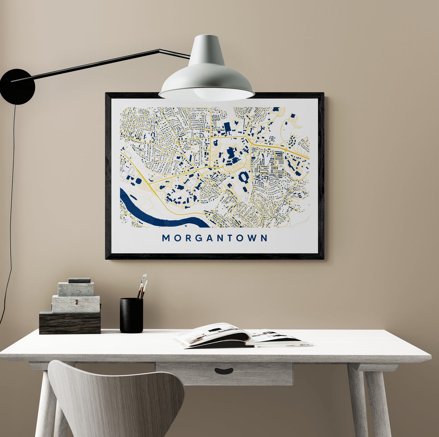 Morgantown West Virginia Map