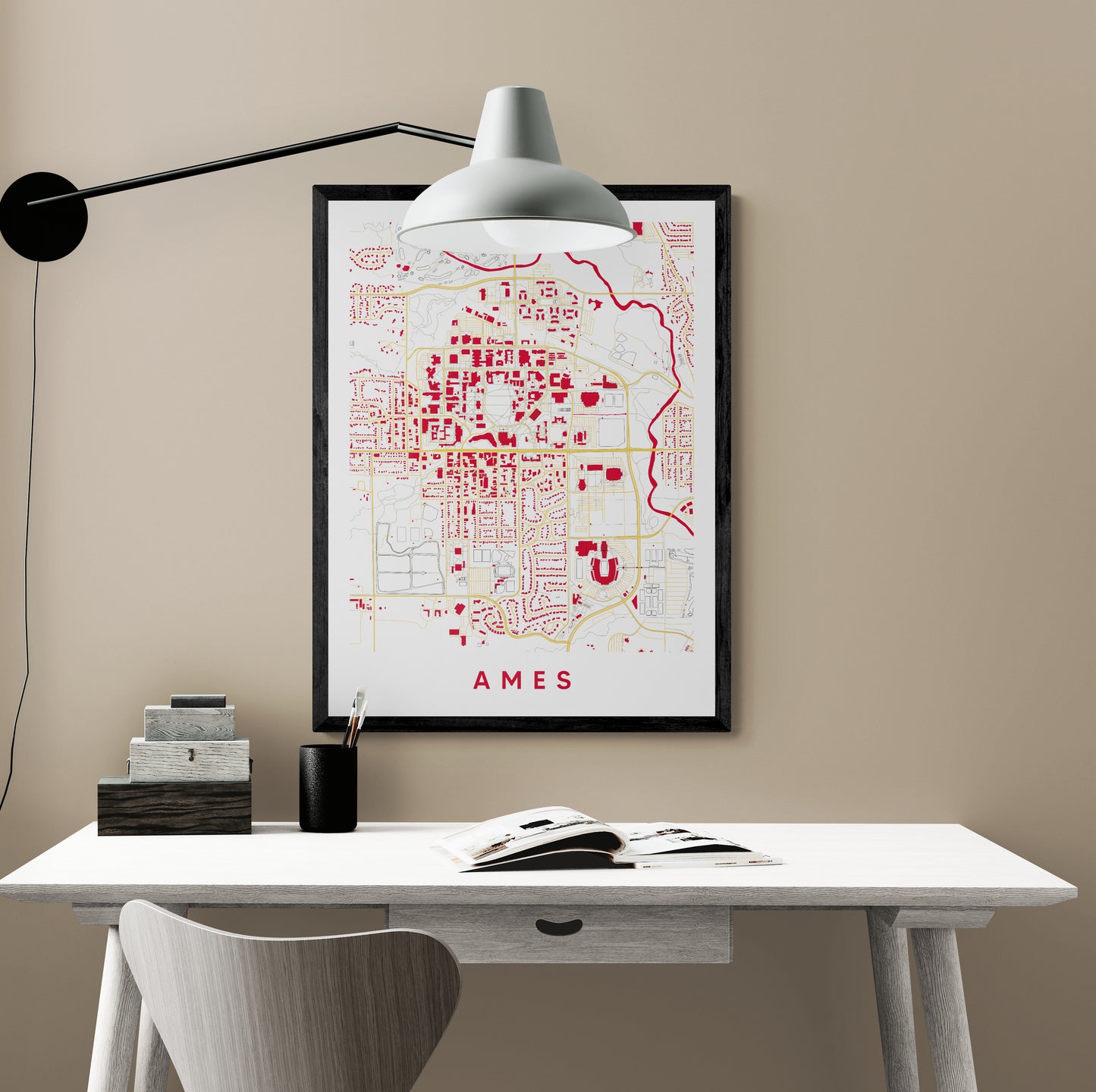 Ames Iowa Map
