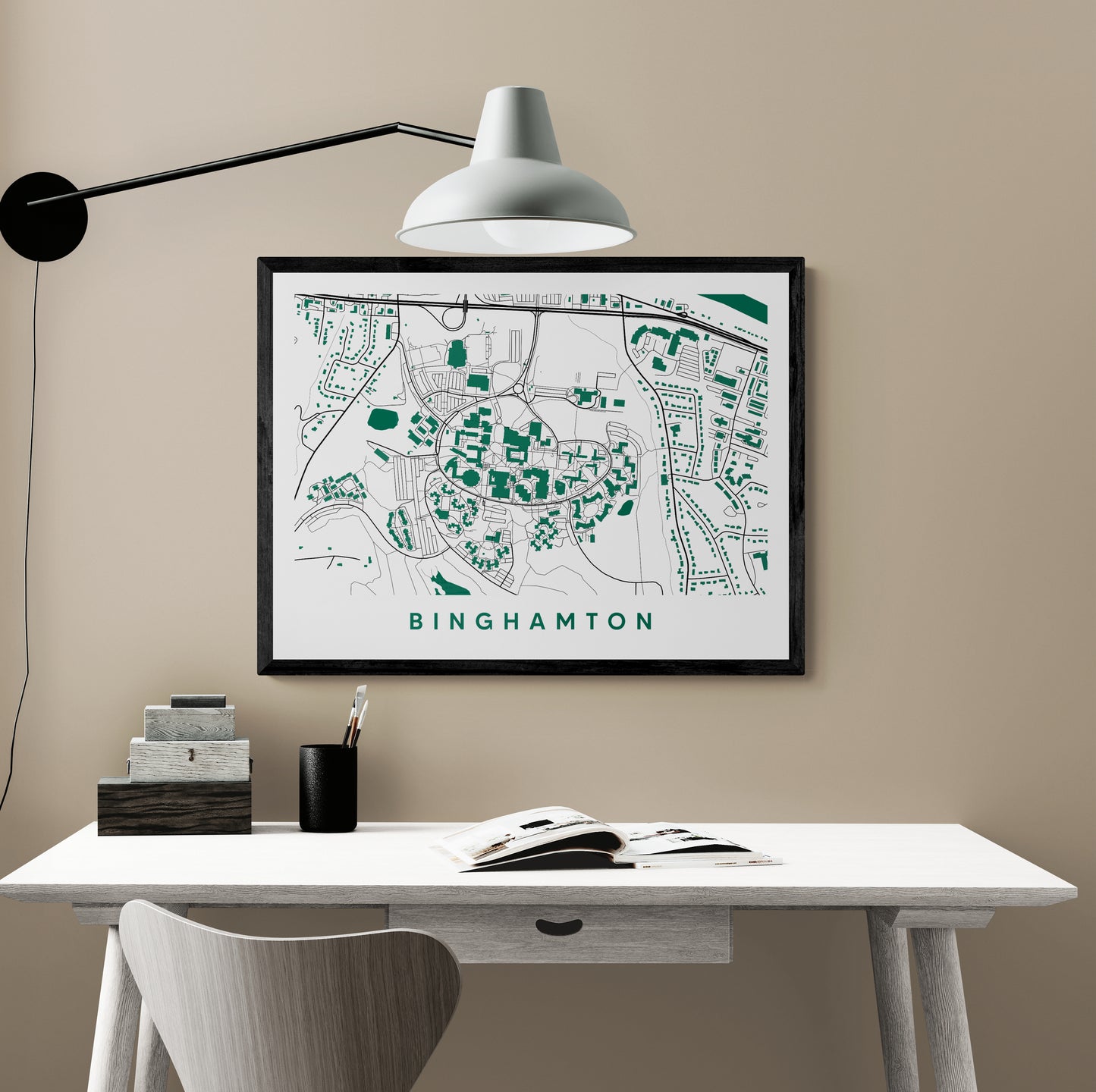 Binghamton New York Map