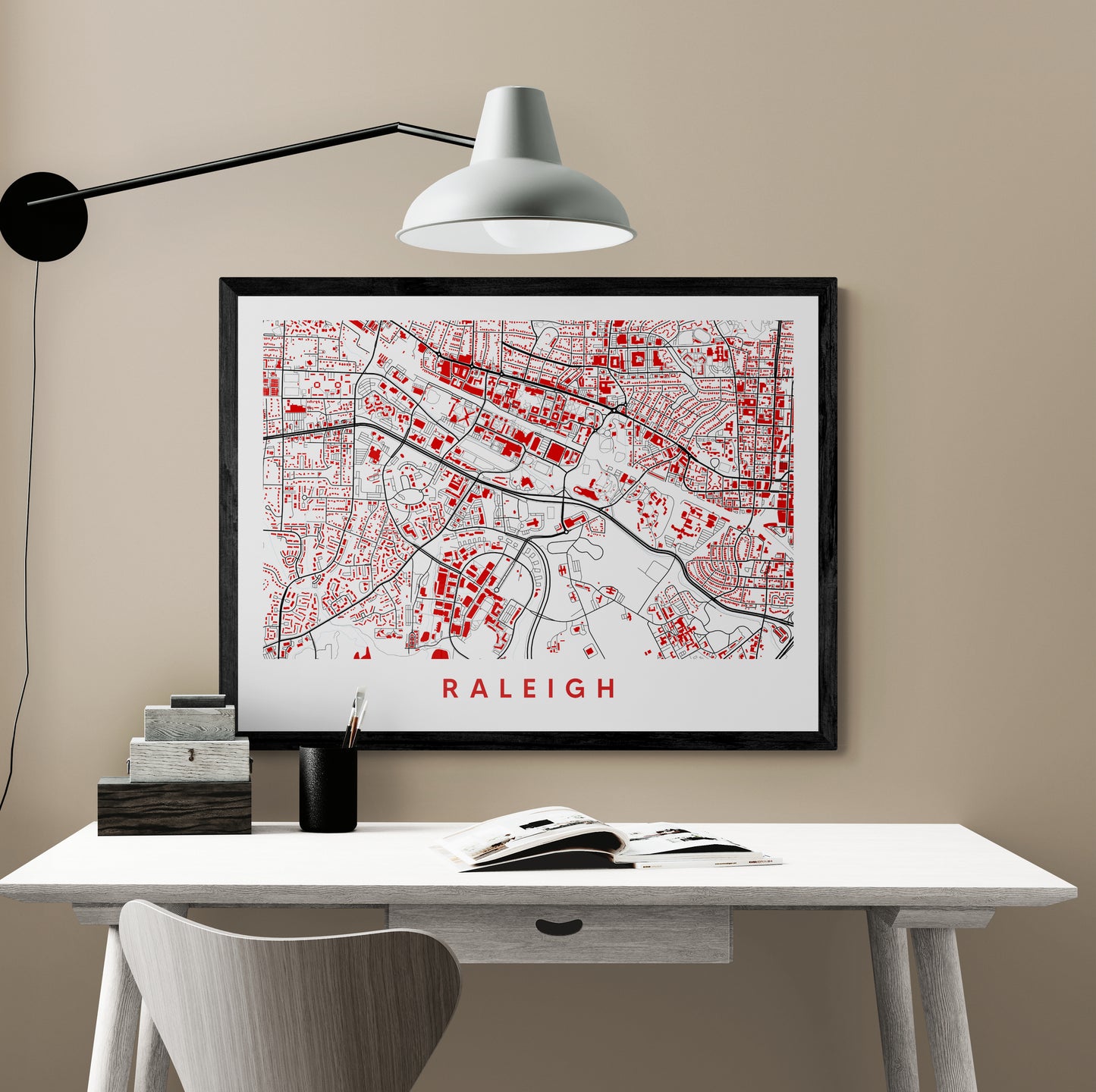 Raleigh NC Map