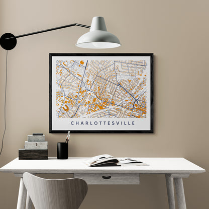 Charlottesville VA Map