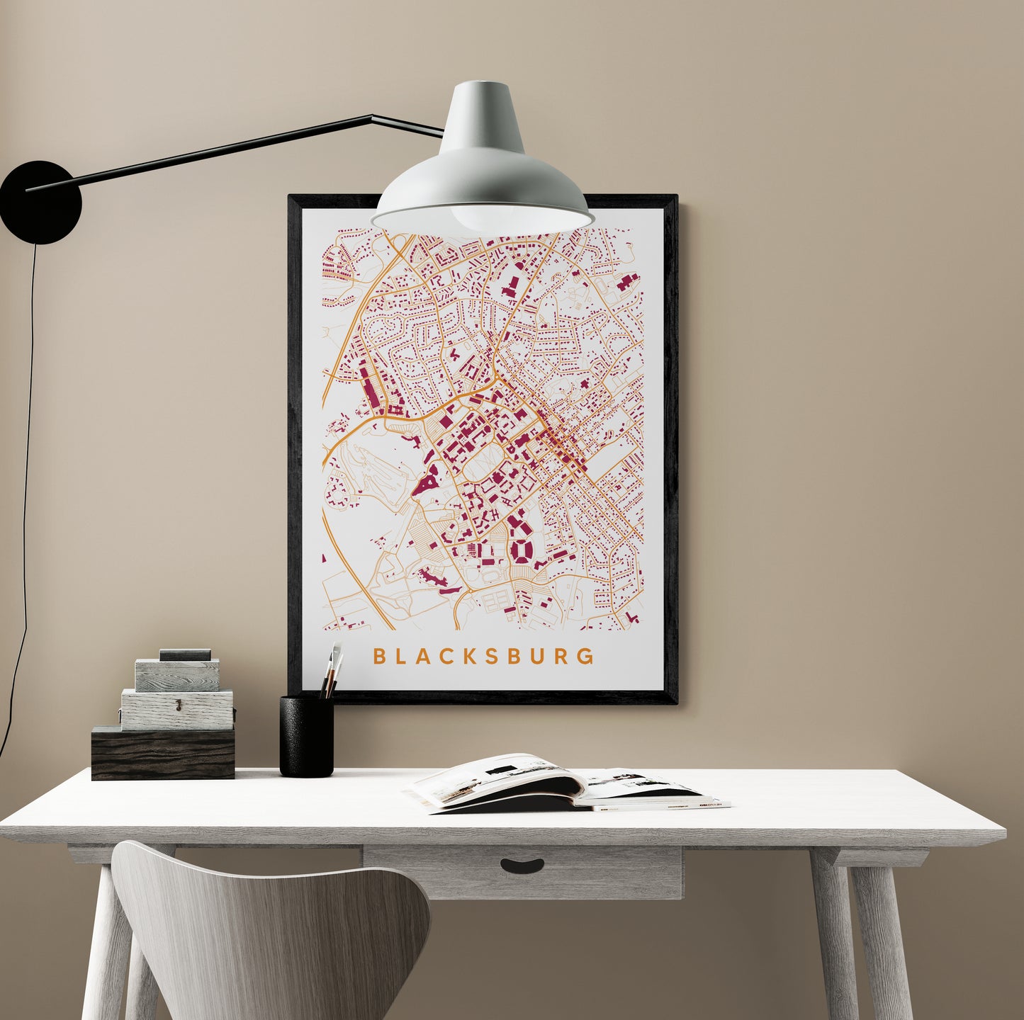 Blacksburg VA Map