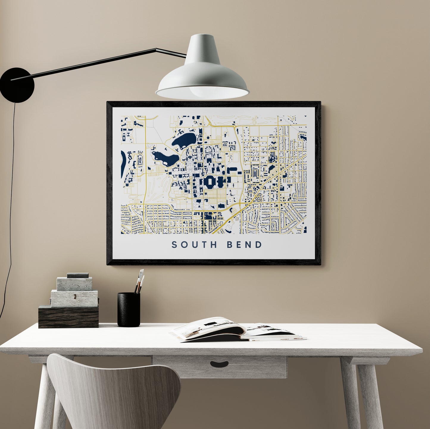 South Bend IN Map