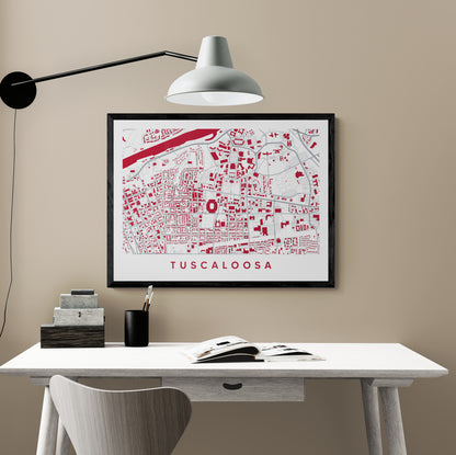 Tuscaloosa AL Map