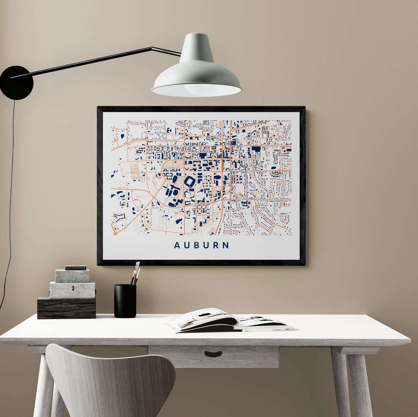 Auburn AL Map