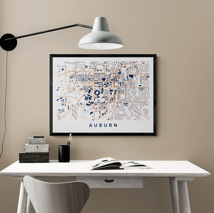 Auburn AL Map